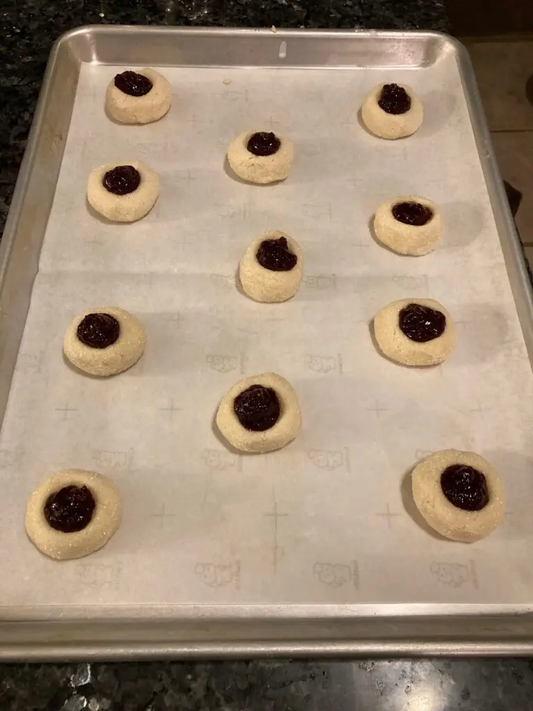 Sour Cherry Thumbprint Cookies from Out of the Box Baking.com
