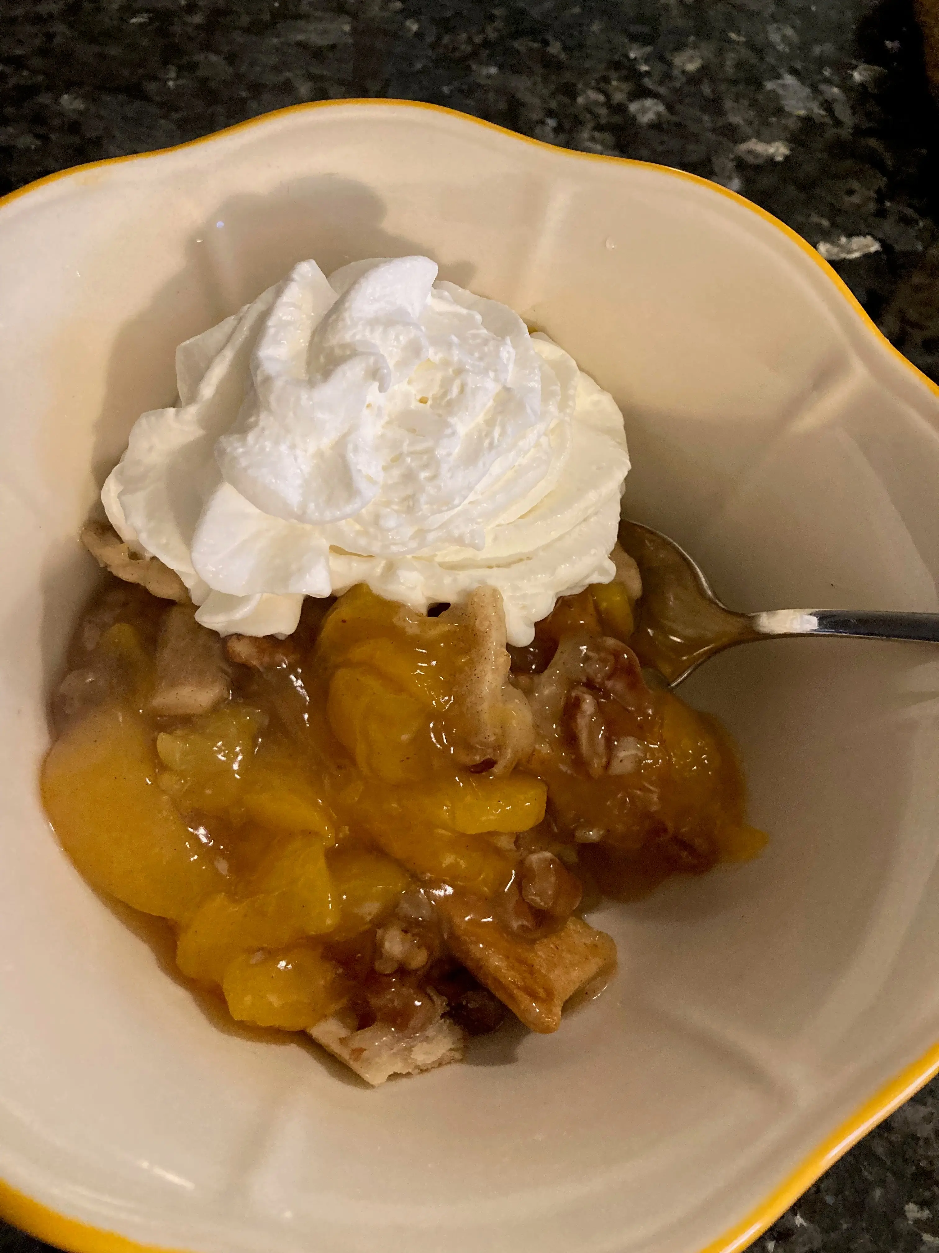 Easy Peach Cobbler from Out of the Box Baking.com