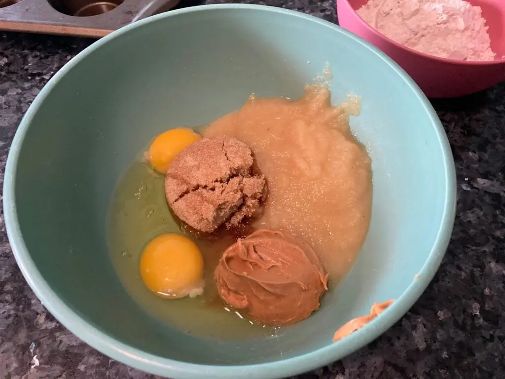 Healthy Bran Muffins with Peanut Butter from Out of the Box Baking.com