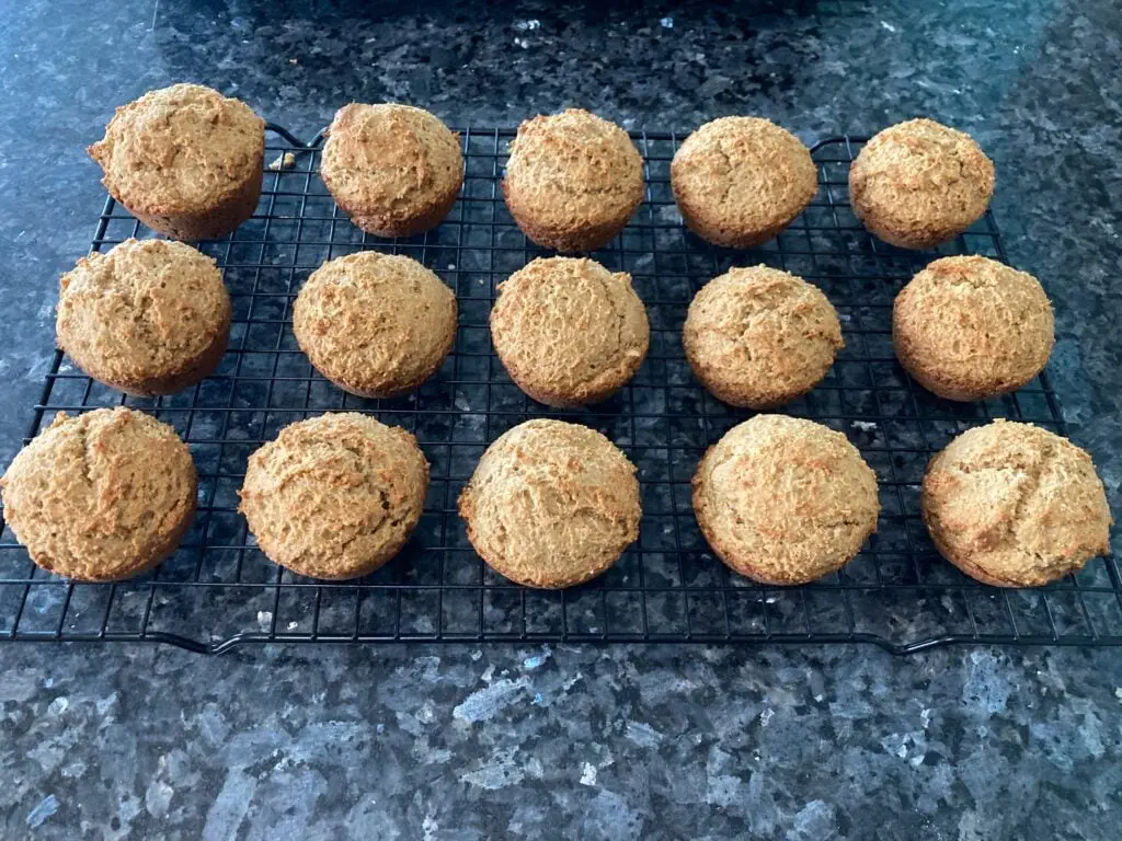 Healthy Bran Muffins with Peanut Butter from Out of the Box Baking.com