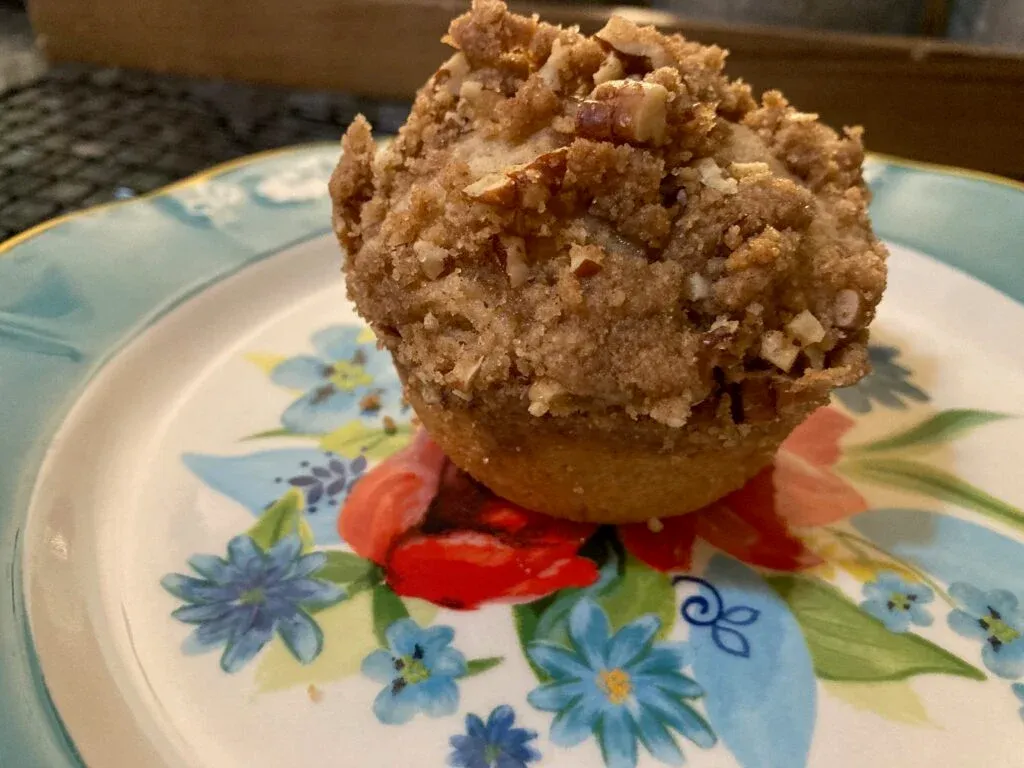 Easy Cinnamon Streusel Muffins with Pecans from Out of the Box Baking.com