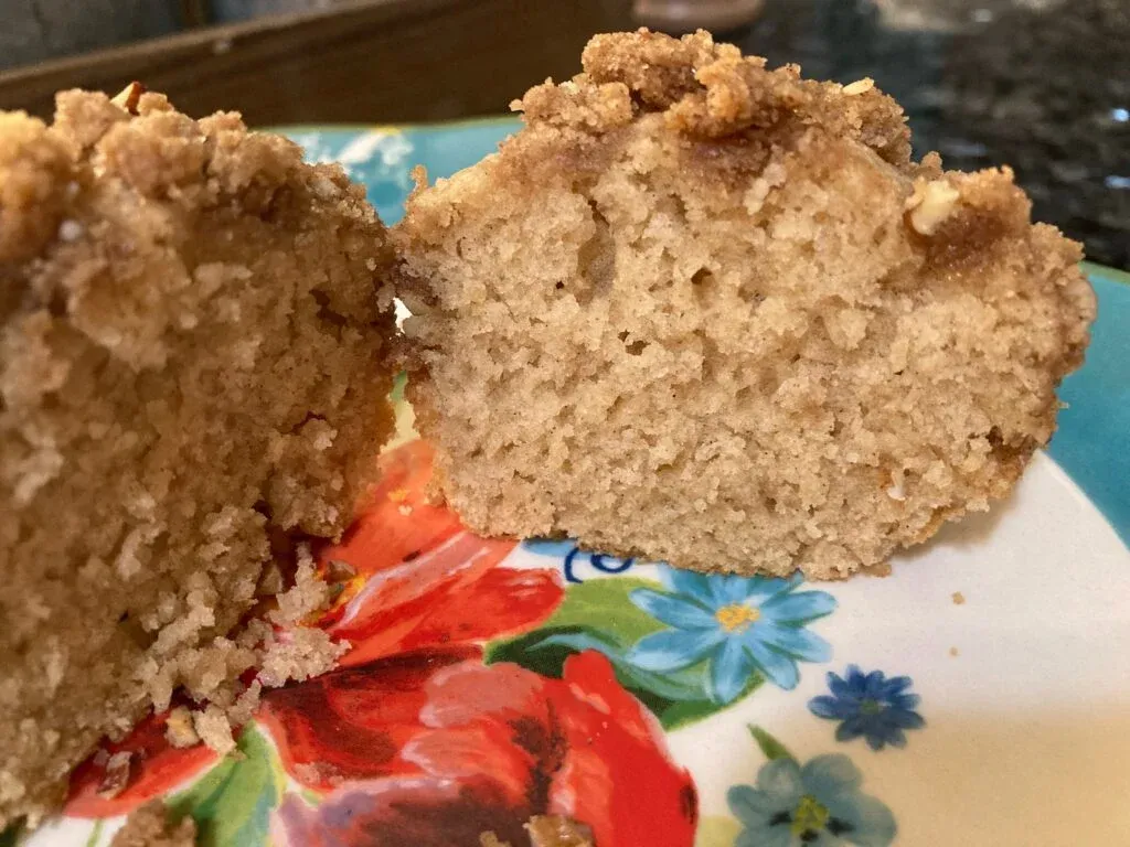 Easy Cinnamon Streusel Muffins with Pecans from Out of the Box Baking.com