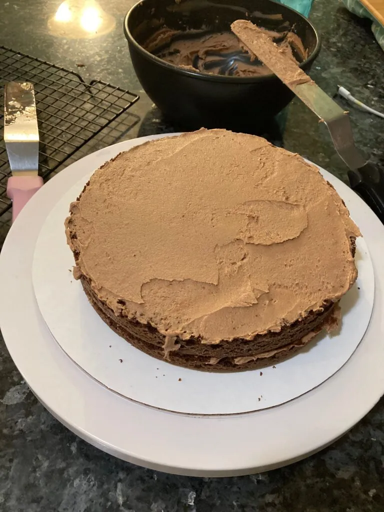 Best Chocolate Mayonnaise Cake (with Chocolate Mayonnaise Frosting) from Out of the Box Baking.com