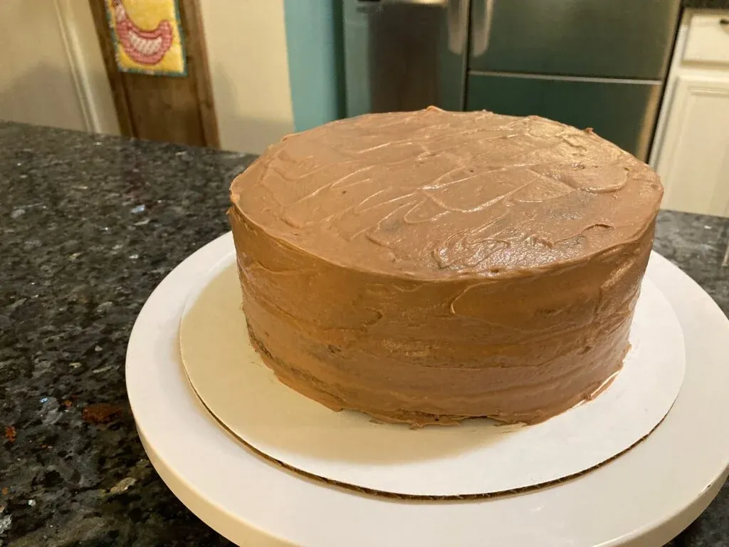 Best Chocolate Mayonnaise Cake (with Chocolate Mayonnaise Frosting) from Out of the Box Baking.com