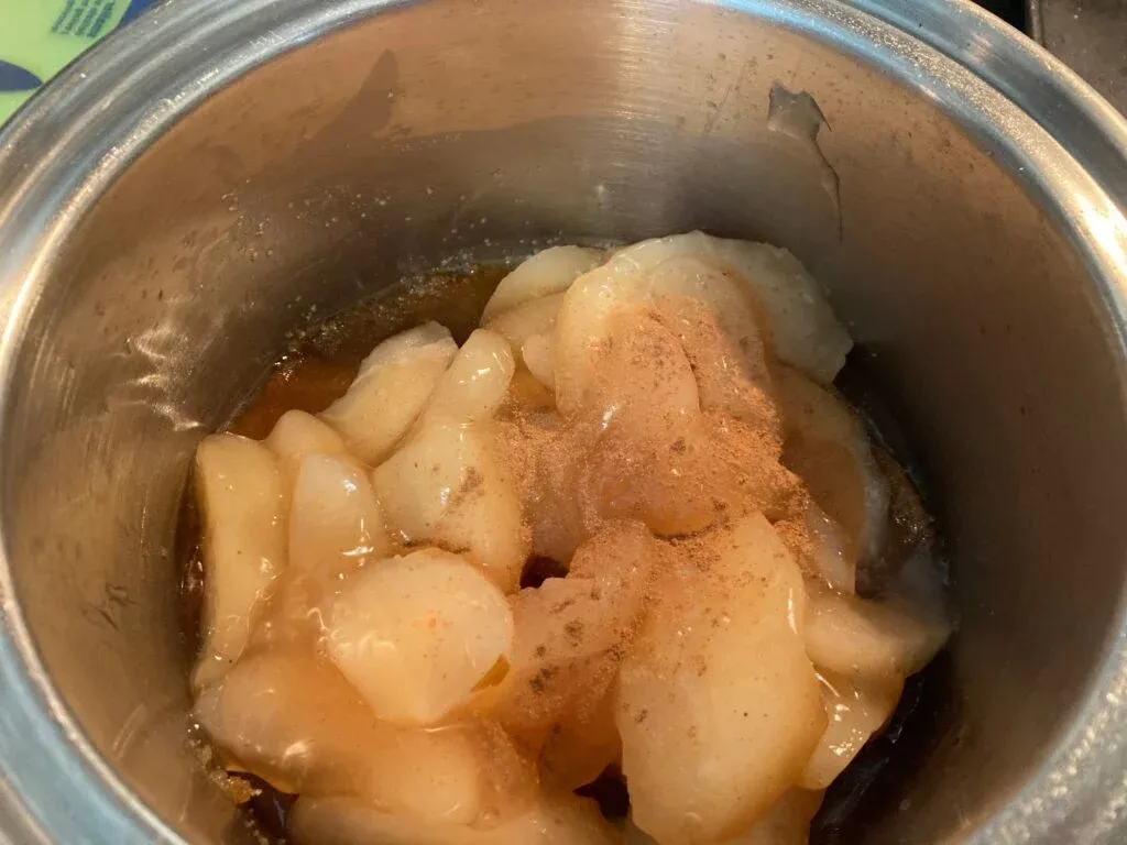 Apple Pie Monkey Bread Muffins using canned biscuits from Out of the Box Baking.com