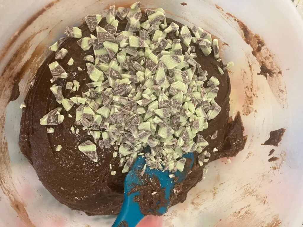 Easy Doctored Brownie Mix with Mint Chocolate from Out of the Box Baking.com