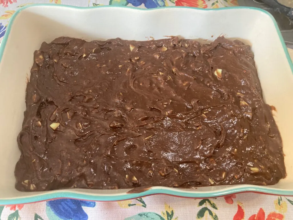 Easy Doctored Brownie Mix with Mint Chocolate from Out of the Box Baking.com