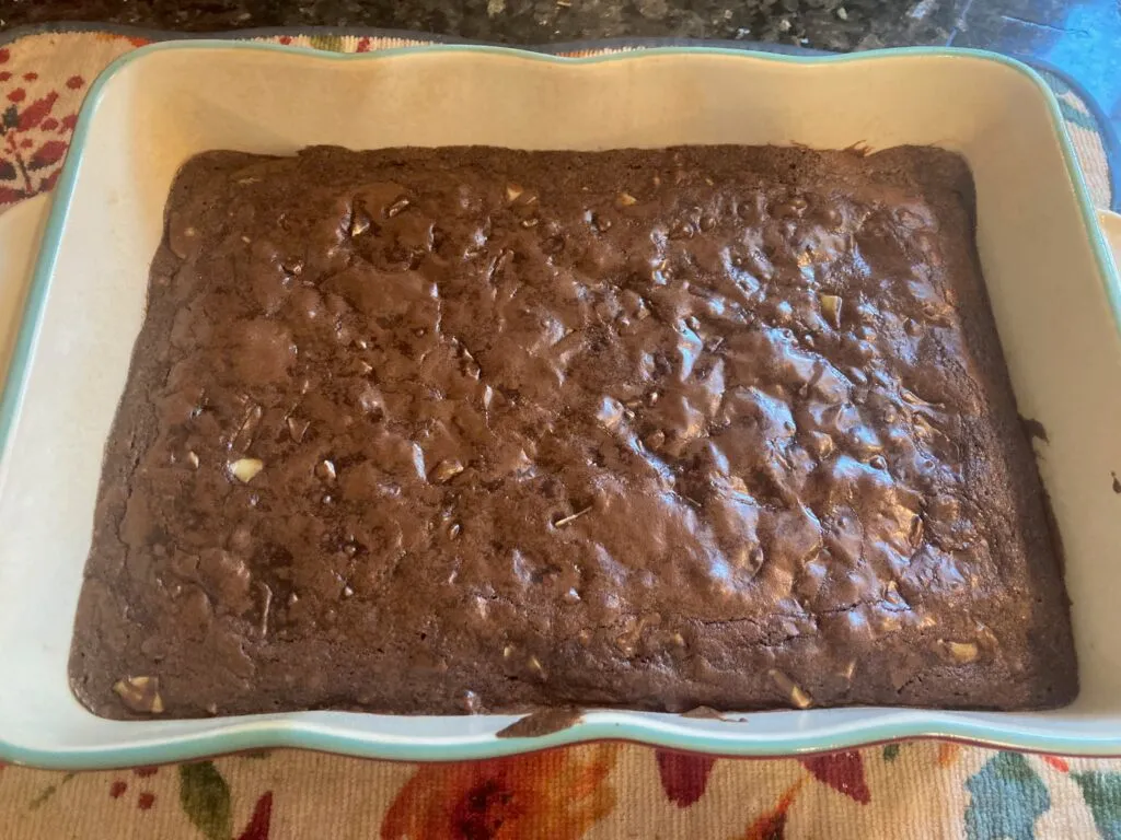Easy Doctored Brownie Mix with Mint Chocolate from Out of the Box Baking.com