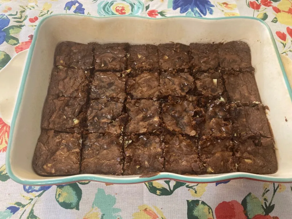 Easy Doctored Brownie Mix with Mint Chocolate from Out of the Box Baking.com