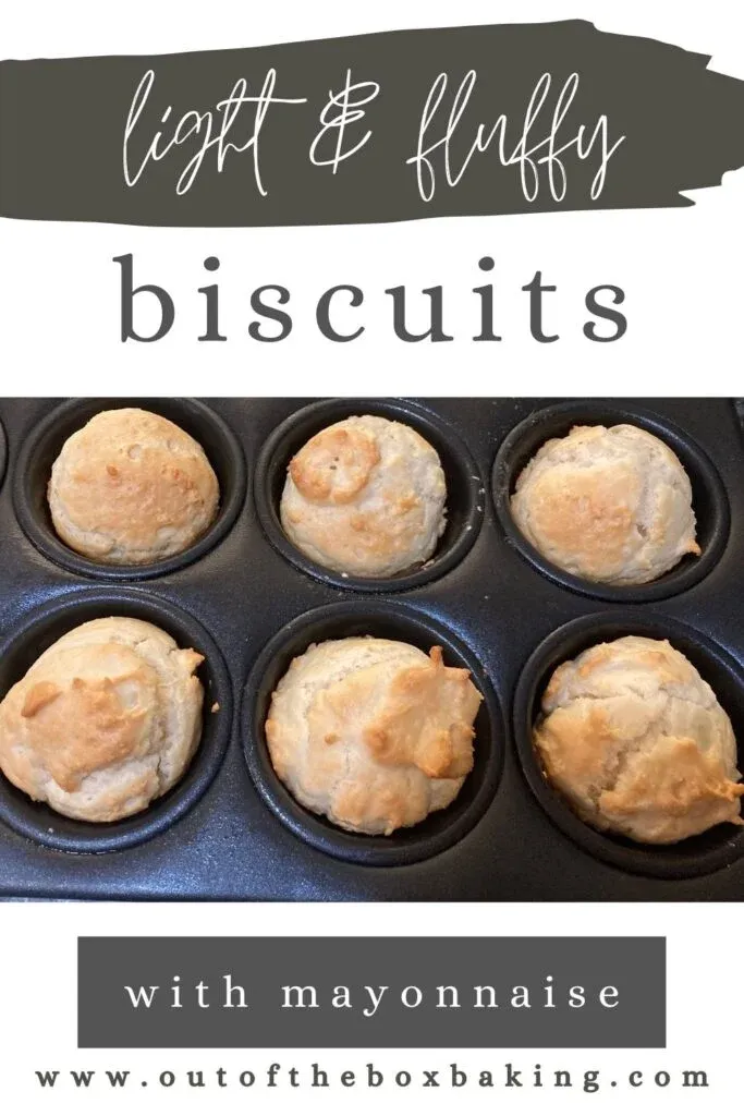Light and fluffy biscuits with mayonnaise from Out of the Box Baking.com
