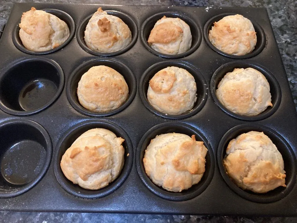Light and fluffy biscuits with mayonnaise from Out of the Box Baking.com