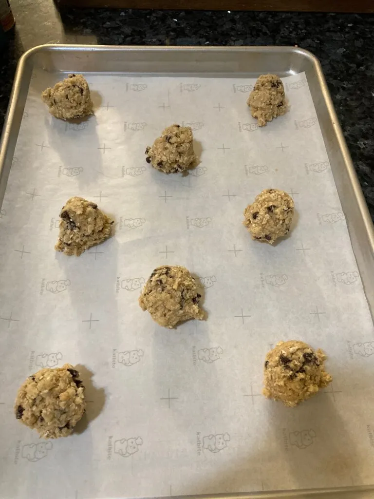 Oatmeal Rice Krispie Cookies with Chocolate Chips from Out of the Box Baking.com