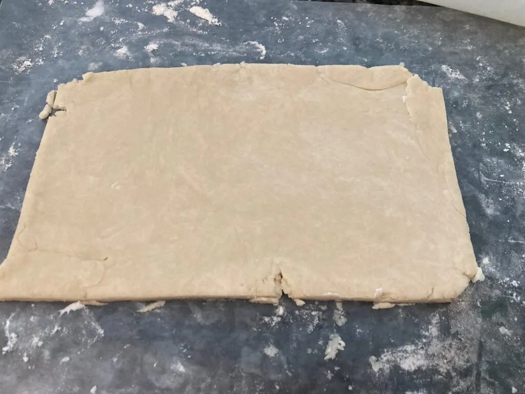 Flaky Pie Crust Cinnamon Rolls with Maple Glaze from Out of the Box Baking.com