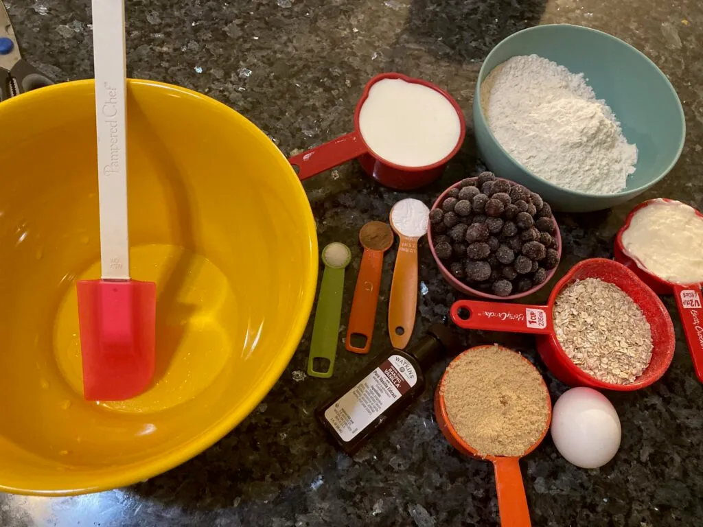 Muffin ingredients