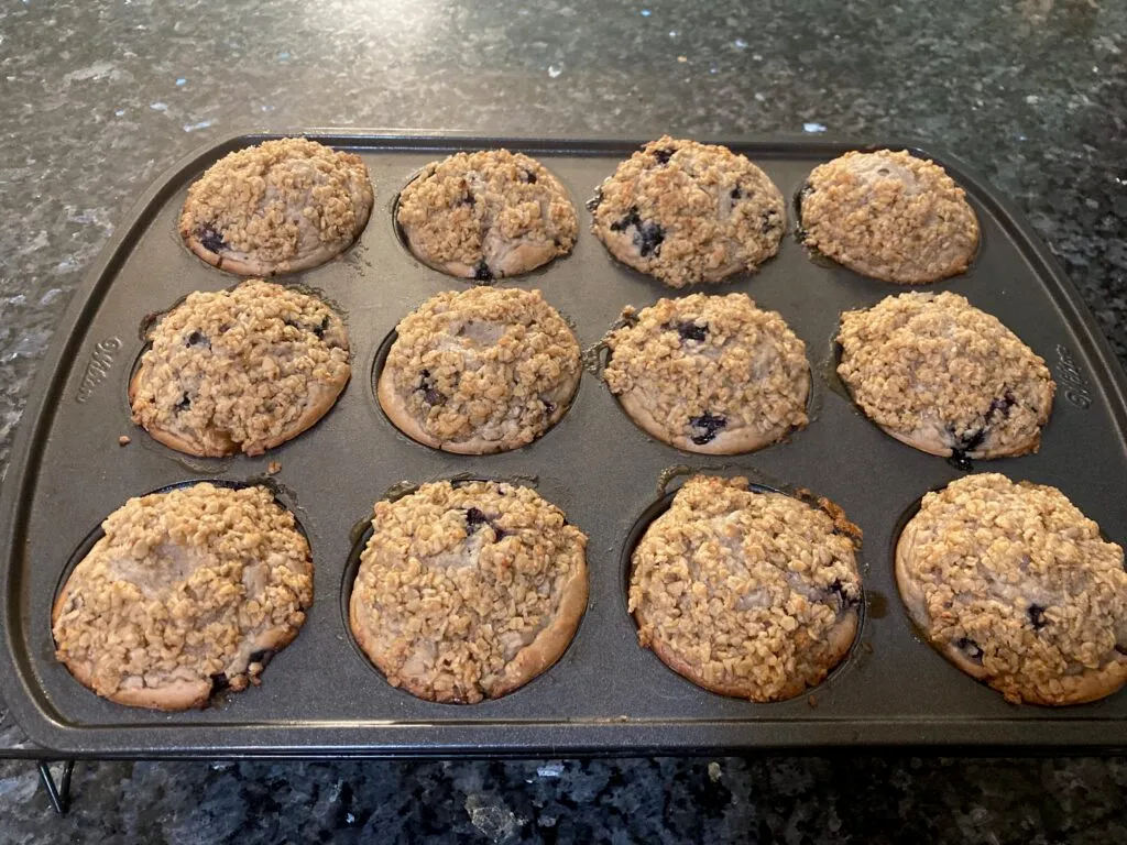 Baked muffins