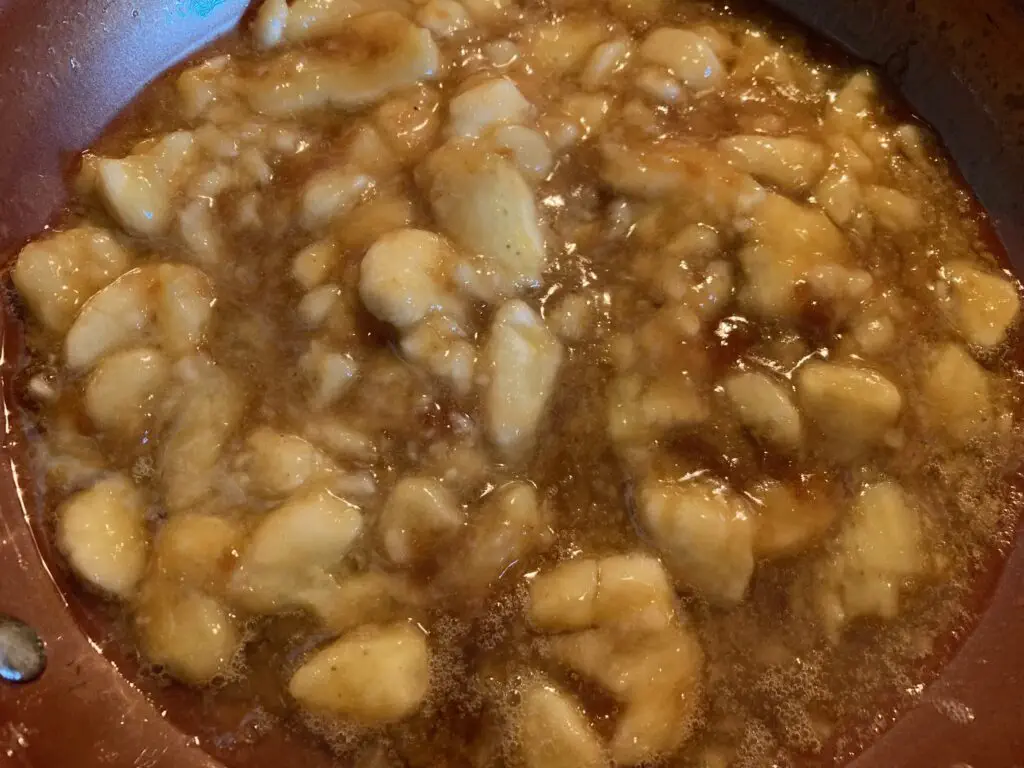 caramelized bananas