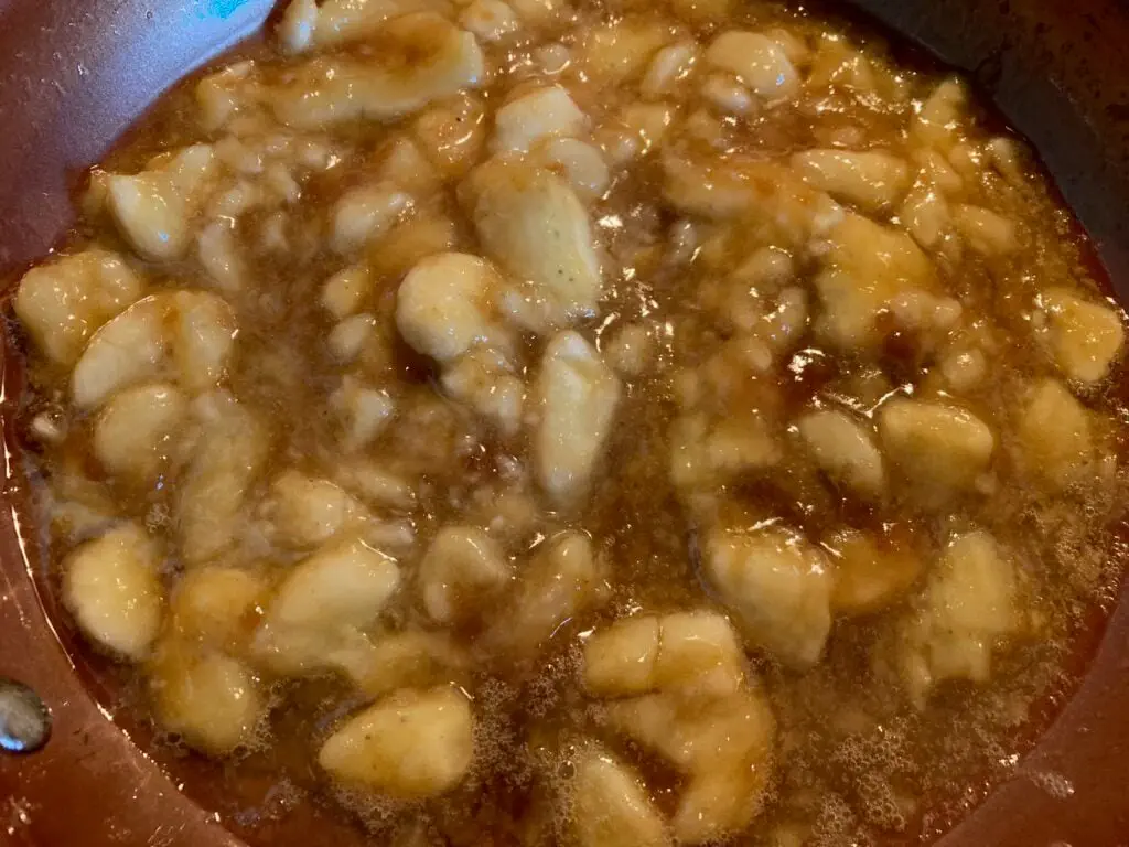 bananas in brown sugar and butter