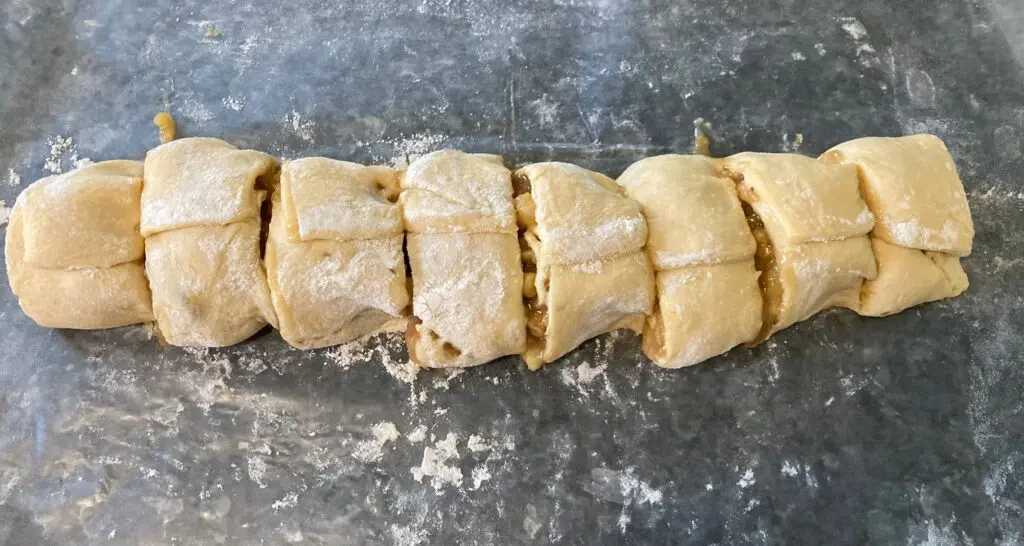 cinnamon rolls cut and ready