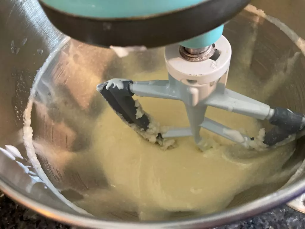 cookie dough before adding flour