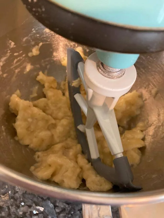 mashed bananas