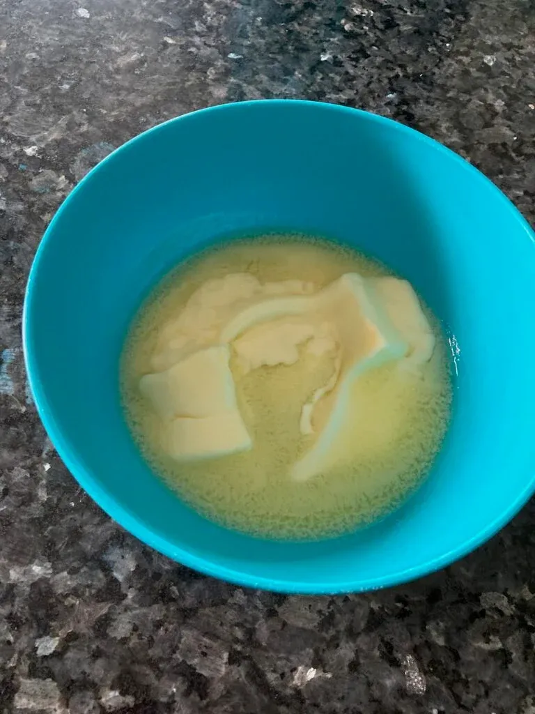 melted butter