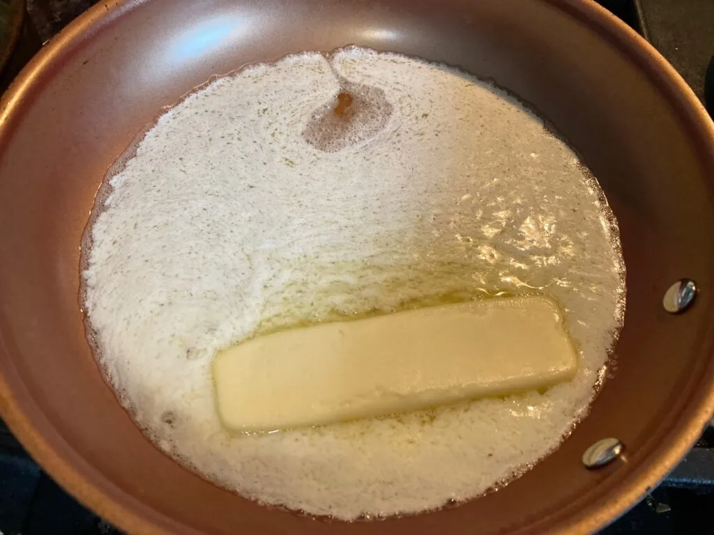 melted butter
