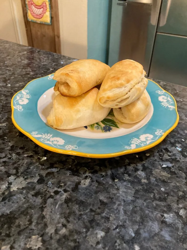 pocket pies, baked