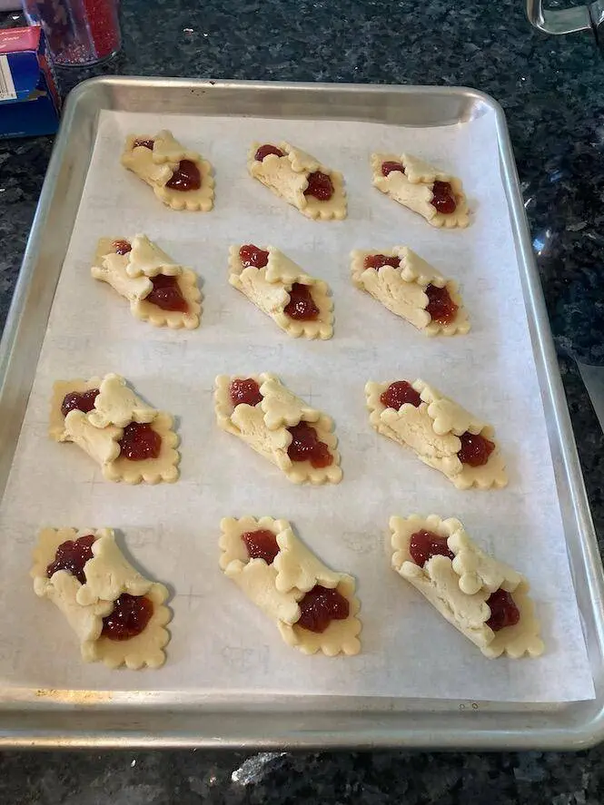 Cake Mix Kolaches with strawberry filling from Out of the Box Baking
