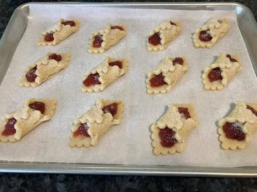Cake Mix Kolaches with strawberry filling from Out of the Box Baking