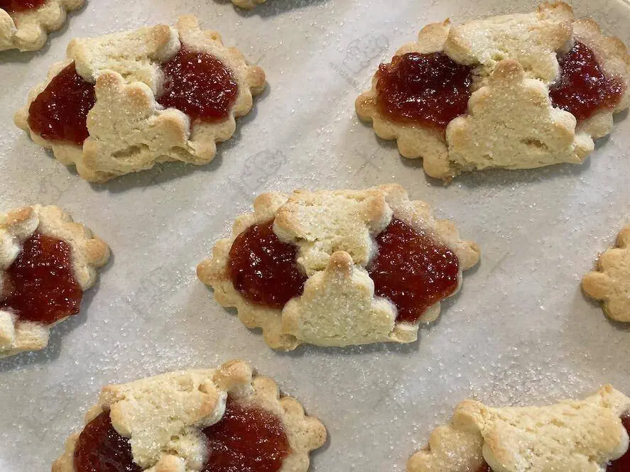 Cake Mix Kolaches with strawberry filling from Out of the Box Baking