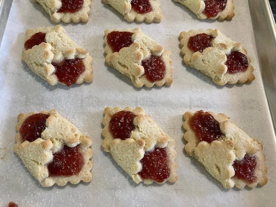 Cake Mix Kolaches with strawberry filling from Out of the Box Baking