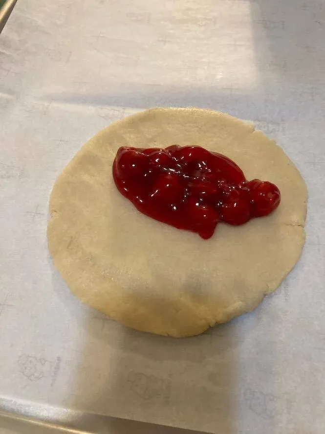 Easy Cake Mix Cherry Pies from Out of the Box Baking.com (popovers)