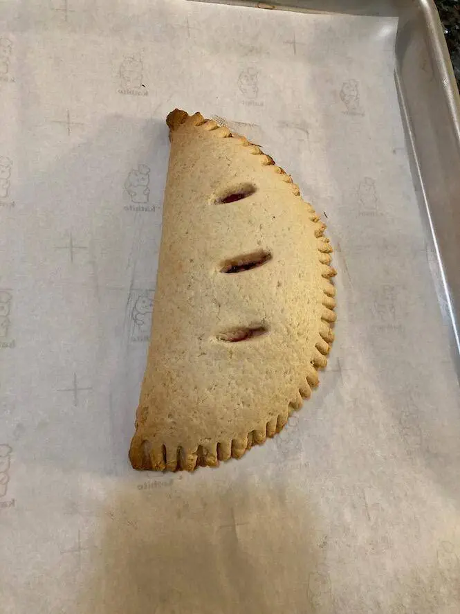 Easy Cake Mix Cherry Pies from Out of the Box Baking.com (hot from the oven)