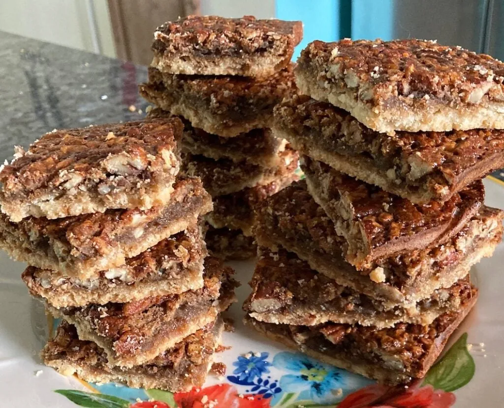 Pecan Pie Bars from out of the box baking.com
