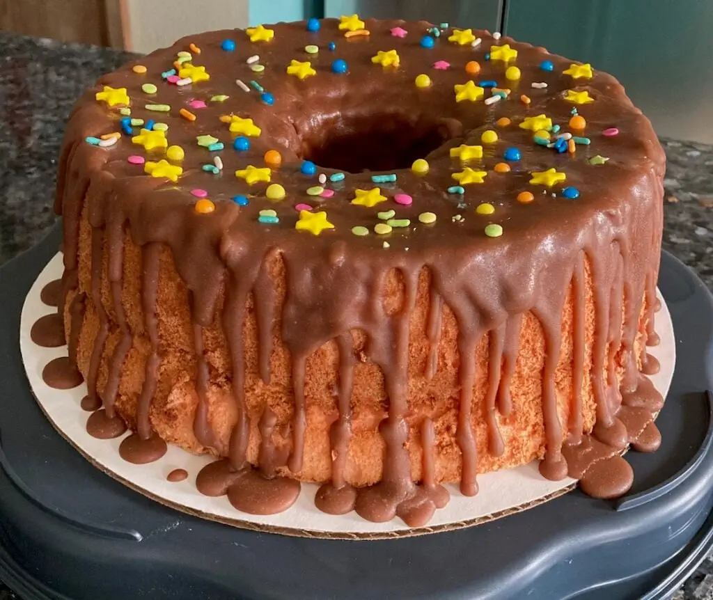 Doctored Angel Food Cake Mix from Out of the Box Baking.com