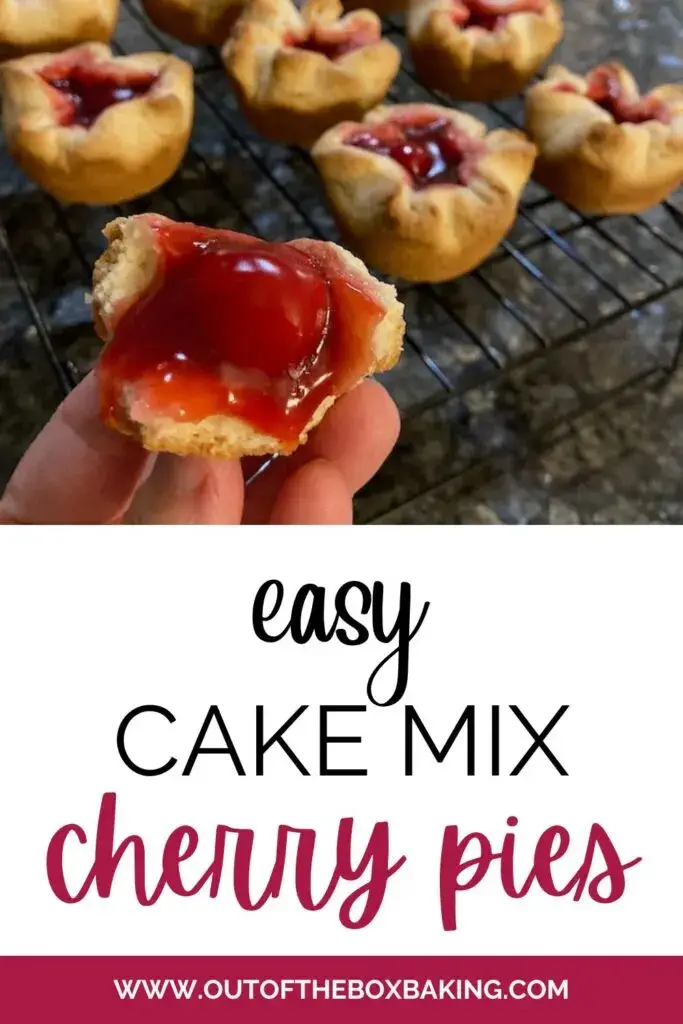 Easy Cake Mix Cherry Pies from Out of the Box Baking.com