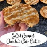 Salted Caramel Chocolate Chip Cookies