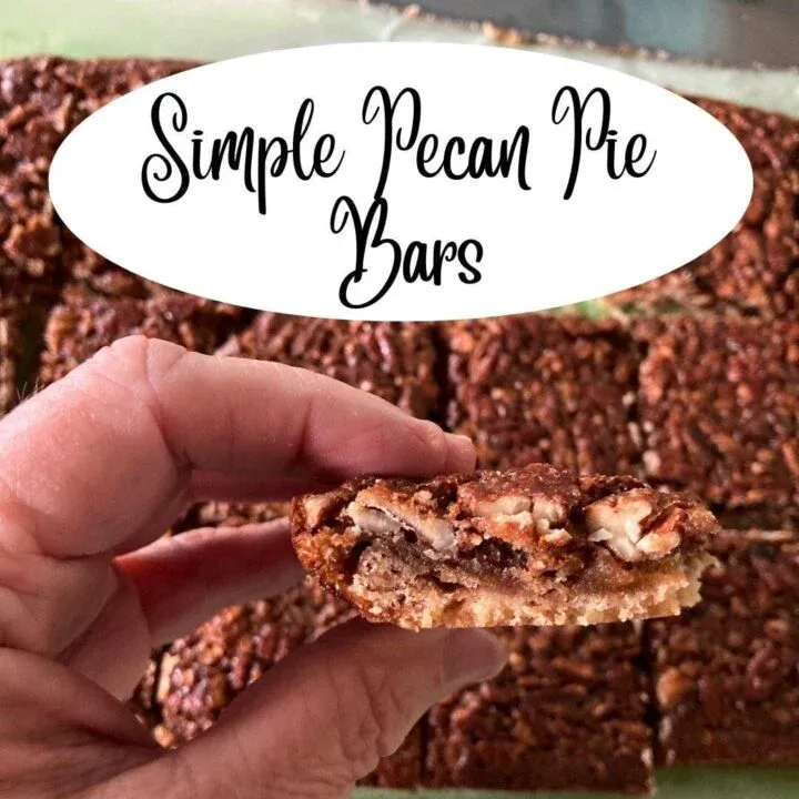 Simple Pecan Pie Bars