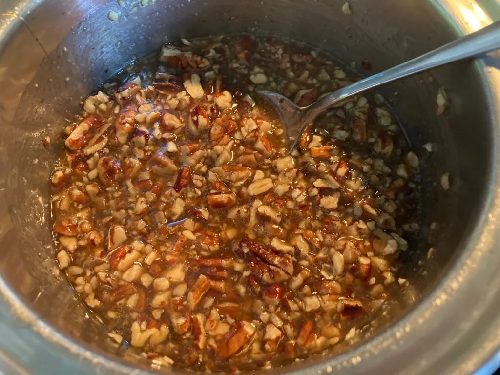 Pecan Pie Blondies from Out of the Box Baking.com