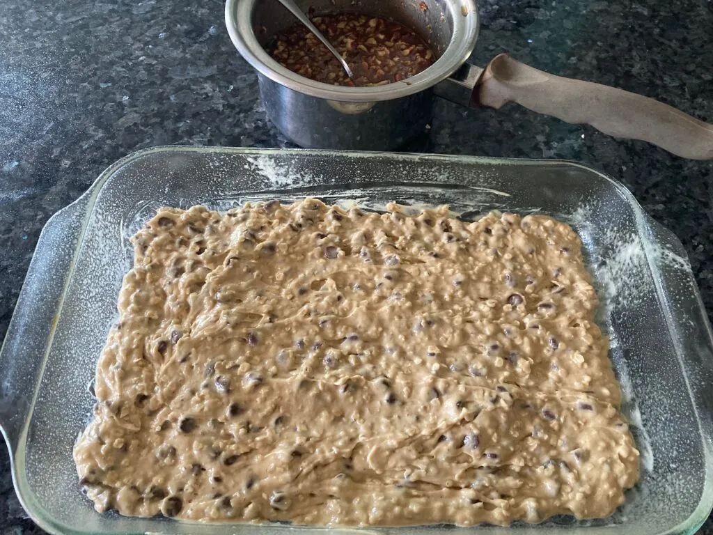 Pecan Pie Blondies from Out of the Box Baking.com