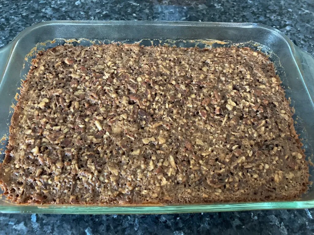 Pecan Pie Blondies from Out of the Box Baking.com