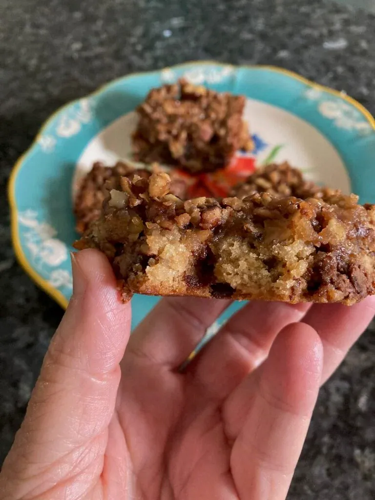 Pecan Pie Blondies from Out of the Box Baking.com