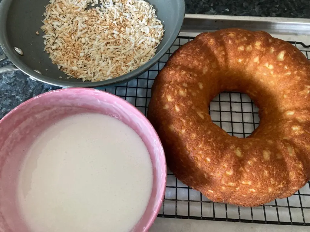 Easy Pineapple Coconut Cake with Lime from Out of the Box Baking.com