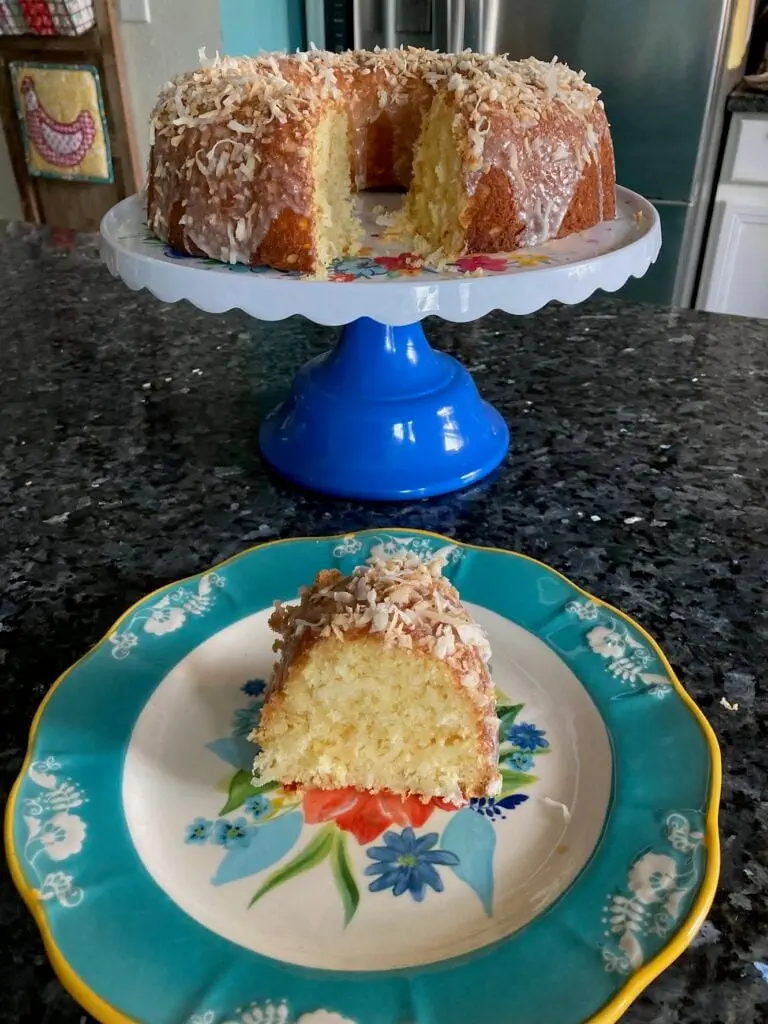 Easy Pineapple Coconut Cake with Lime from Out of the Box Baking.com