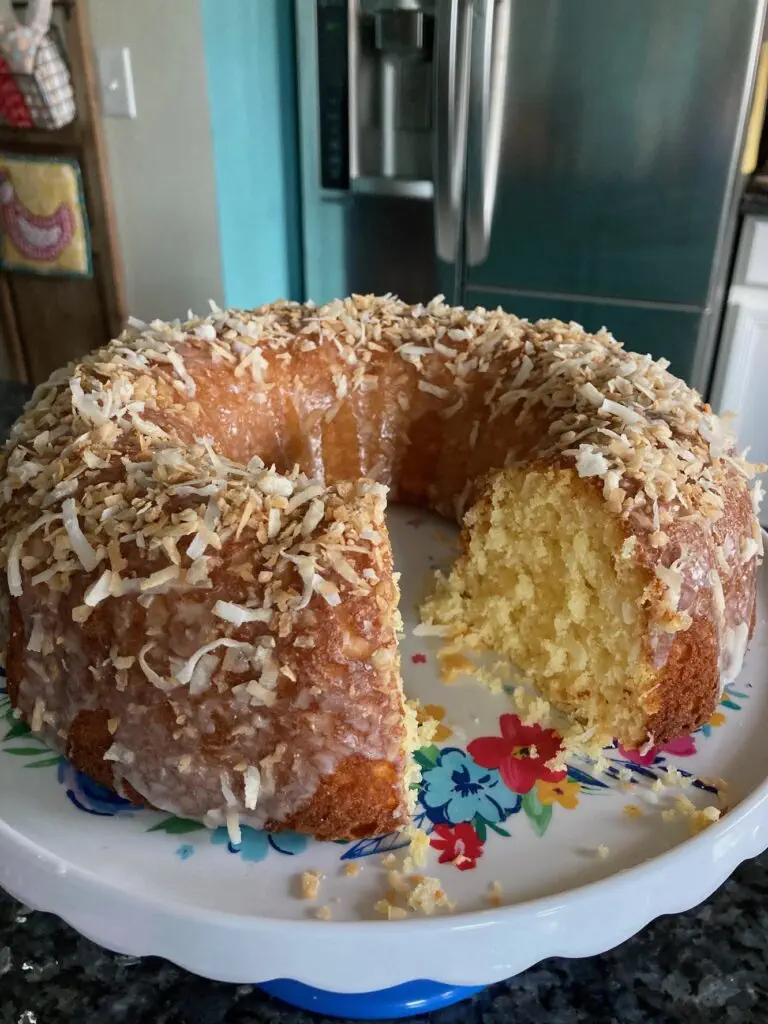 Easy Pineapple Coconut Cake with Lime from Out of the Box Baking.com