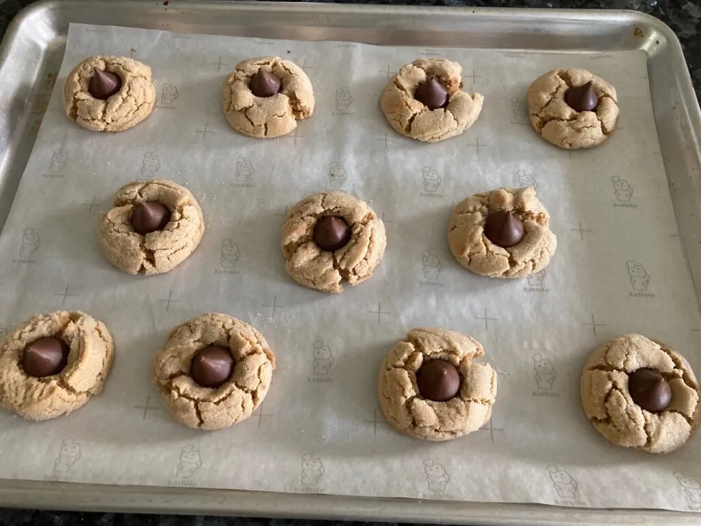 Peanut Butter Blossoms from Out of the Box Baking.com