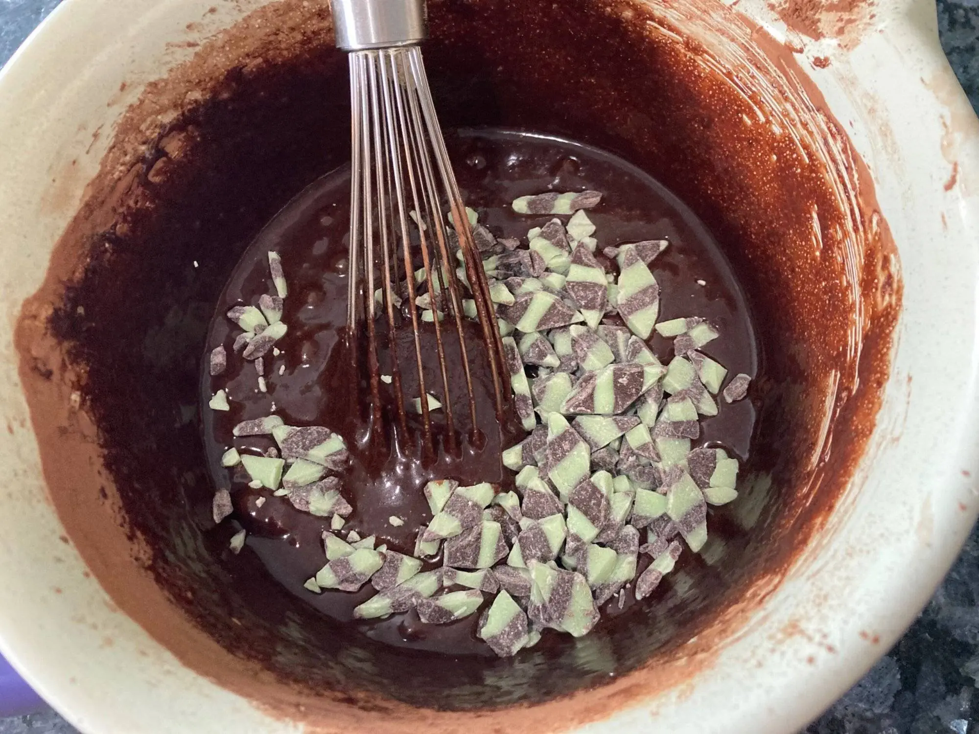 Gluten Free Brownies with Mint Chocolate from Out of the Box Baking.com