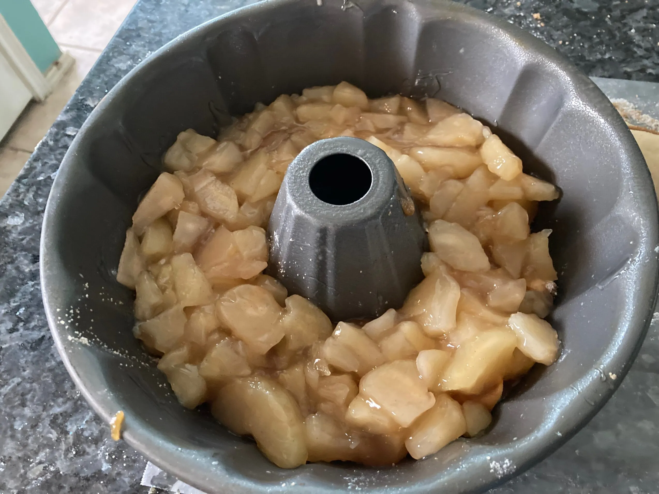 apple pie filling layer from Out of the Box Baking.com