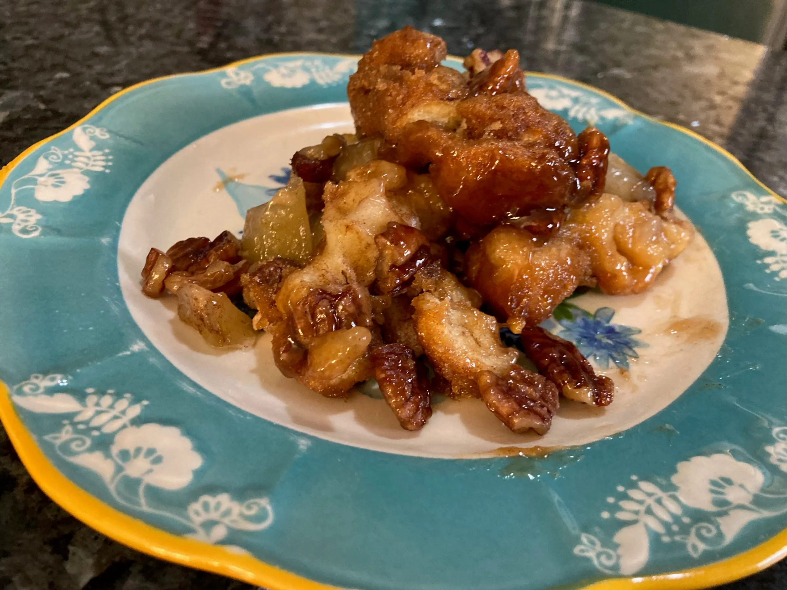 Scoop of Apple Pie Cobbler from Out of the Box Baking.com