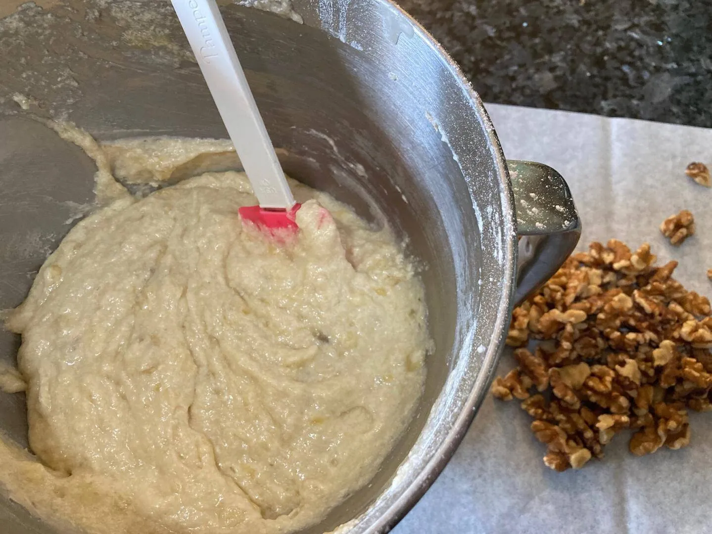 Classic Banana Bread with Walnuts from Out of the Box Baking.com